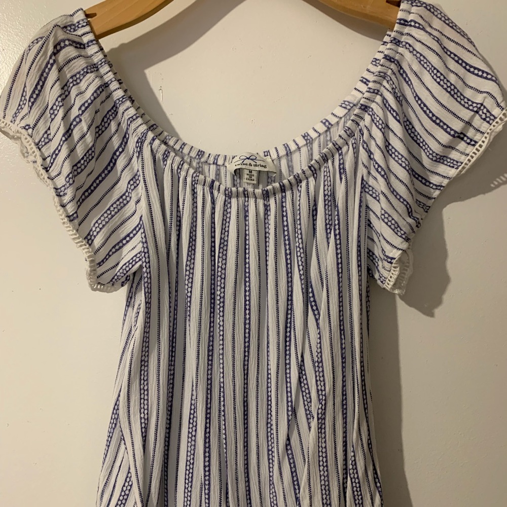 Twine & String Off The Shoulder Blouse